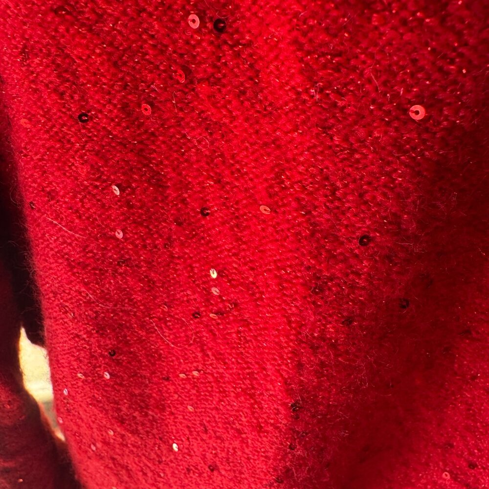 Beautiful Red Sweater - Picture 3 of 4
